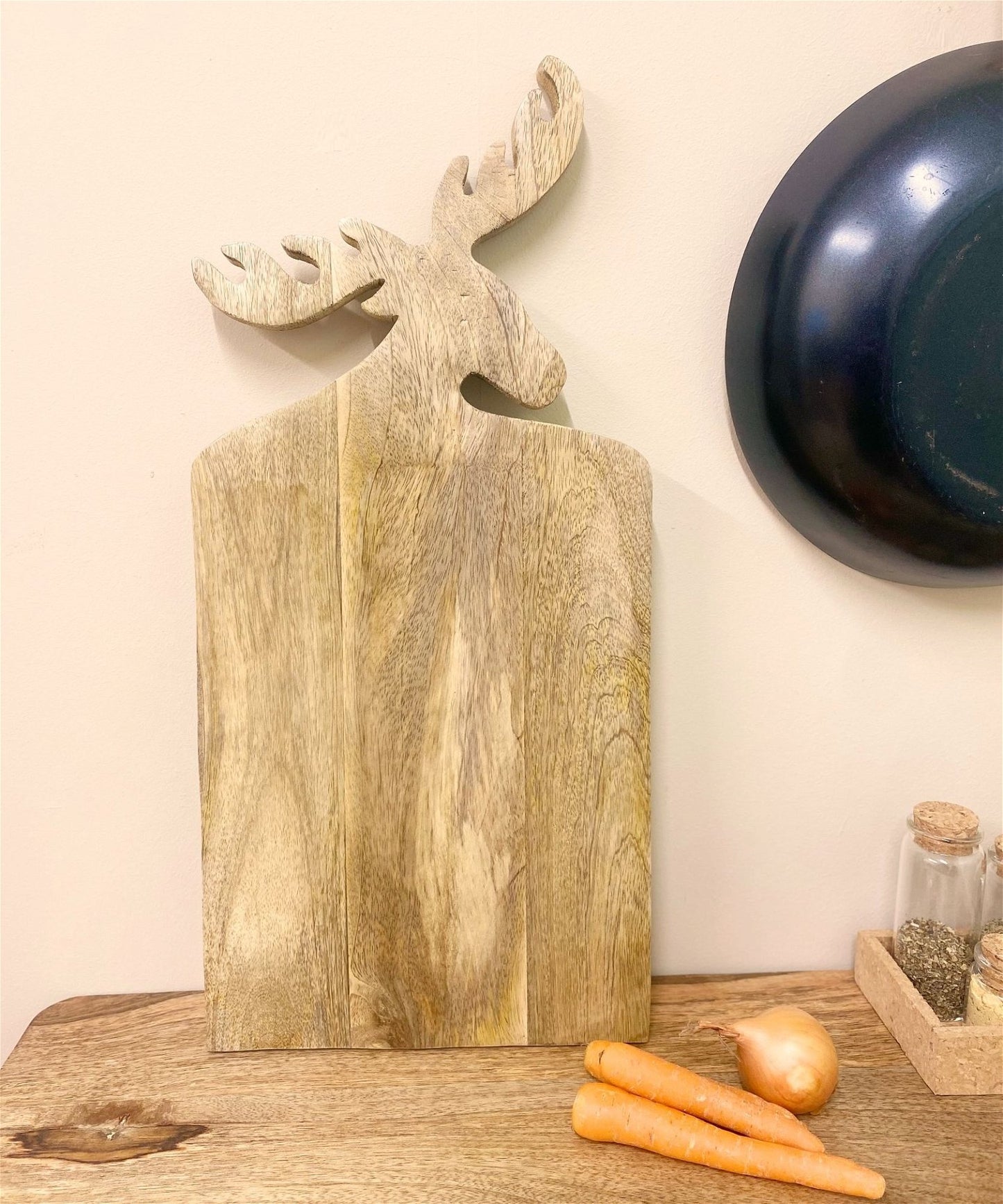 Wooden Deer Chopping Board 45cm