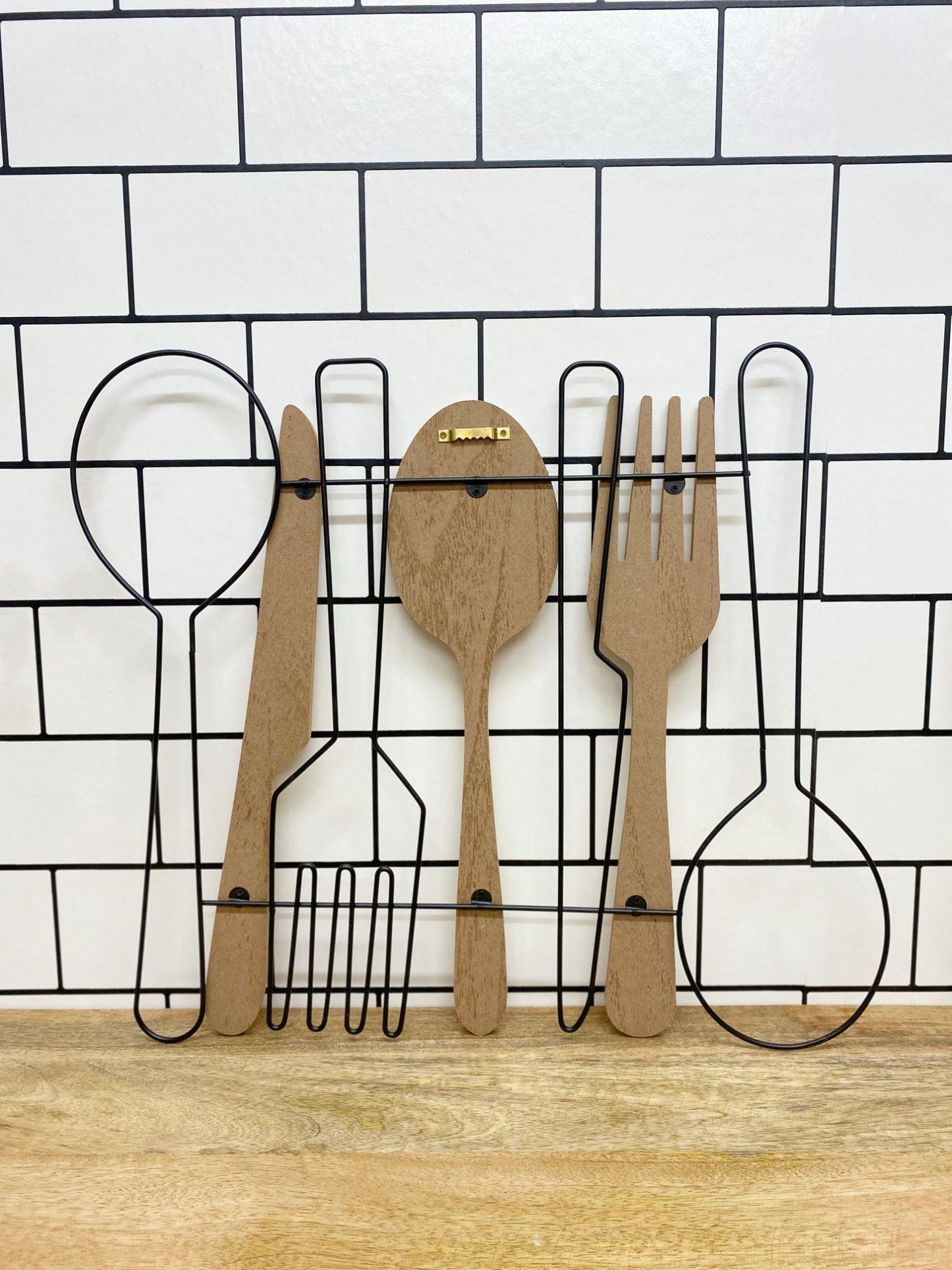 Spoon, Fork & Knife Wall Decoration 45cm