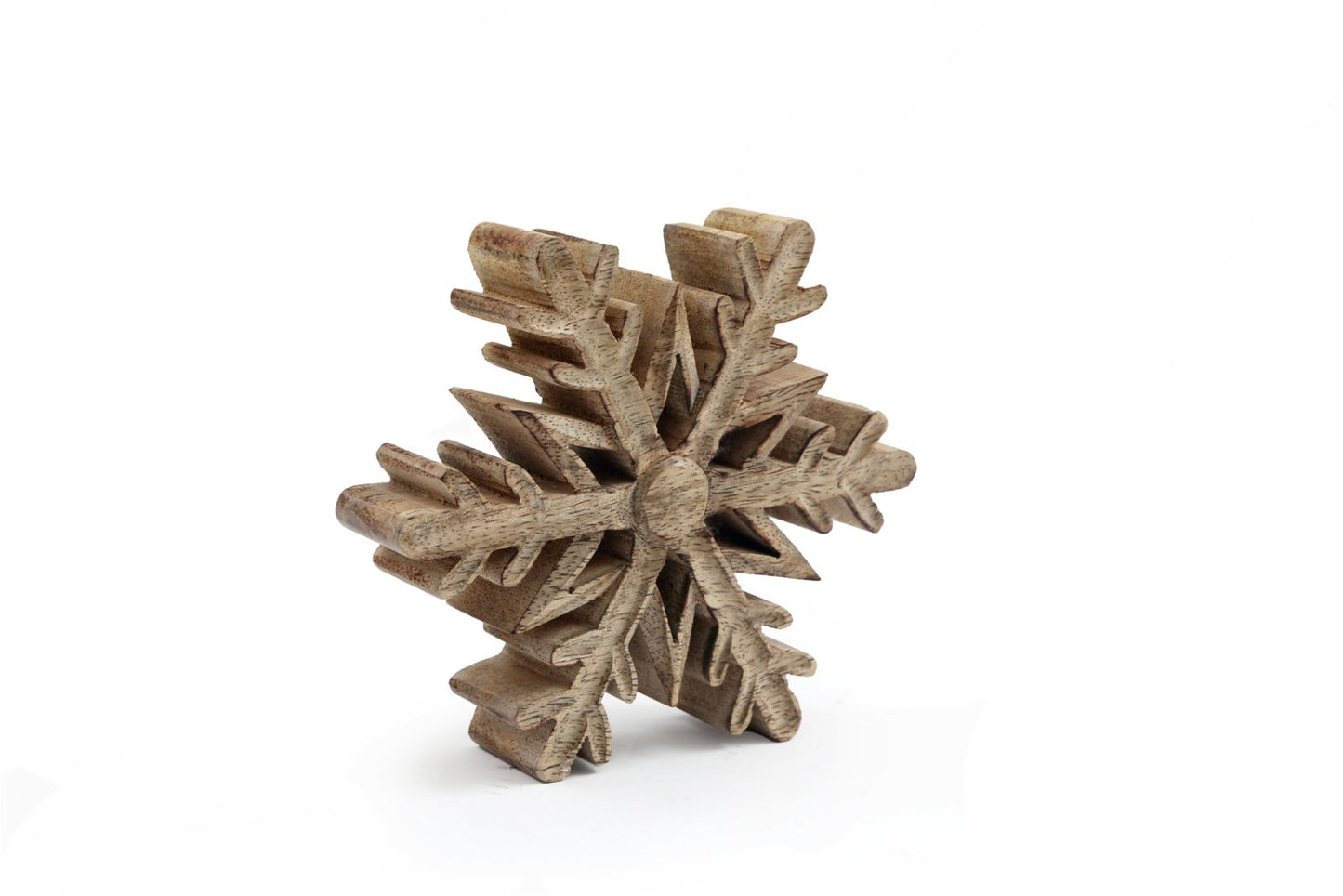 Wooden Snowflake Decoration Small