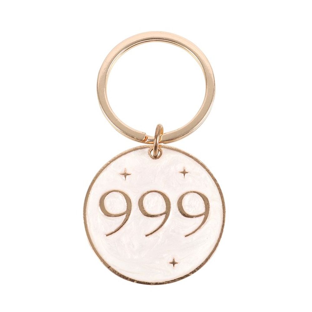 999 Angel Number Keyring