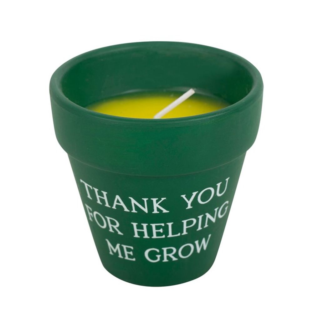 Thank You for Helping Me Grow Citronella Candle