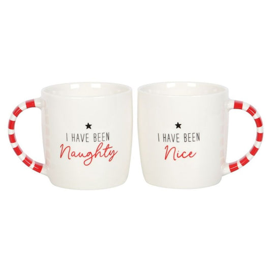 Naughty and Nice Couples Mug Set