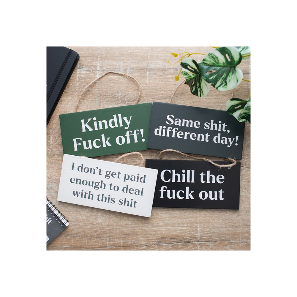 F*cking Watch Me! Sweary Hanging Sign